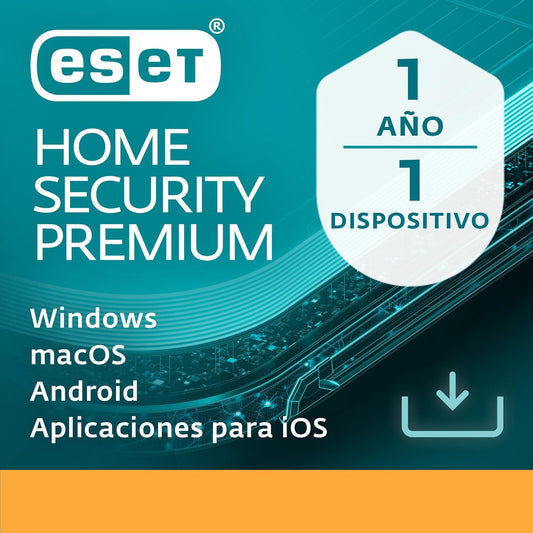 Antivirus ESET Home Security Premium +VPN (1 dispositivo, 1 año) Licencia Digital