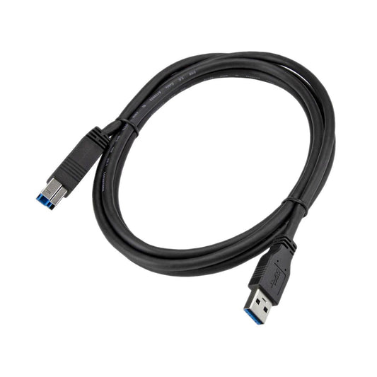Cable 3.0 USB-A a USB-B, 1.8 m, Negro