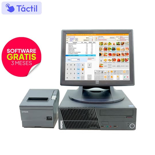 TPV Táctil con impresora tickets + programa tpv