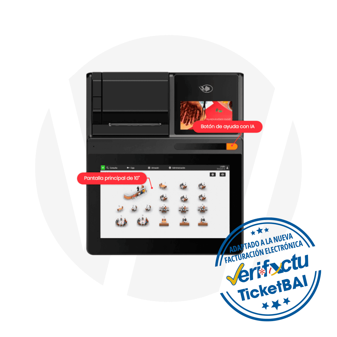 TPV impresora tickets tactil